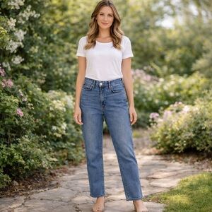 Madewell The Perfect Vintage Straight Leg Jeans Size 27 Medium Wash